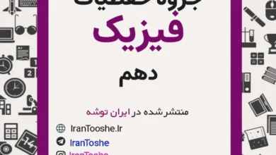 جزوه حفظیات فیزیک دهم